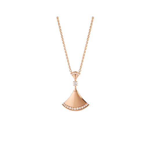 [Lucas Jewelry]DREAM NECKLACE PINK GOLD DIAMOND