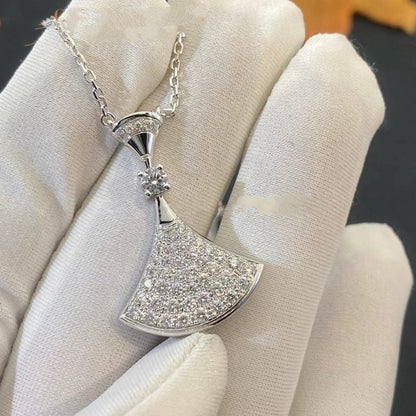 [Lucas Jewelry]DREAM NECKLACE SILVER FULL DIAMOND