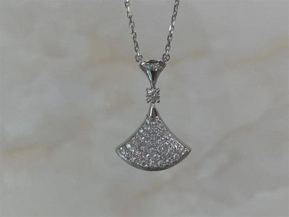 [Lucas Jewelry]DREAM NECKLACE SILVER FULL DIAMOND