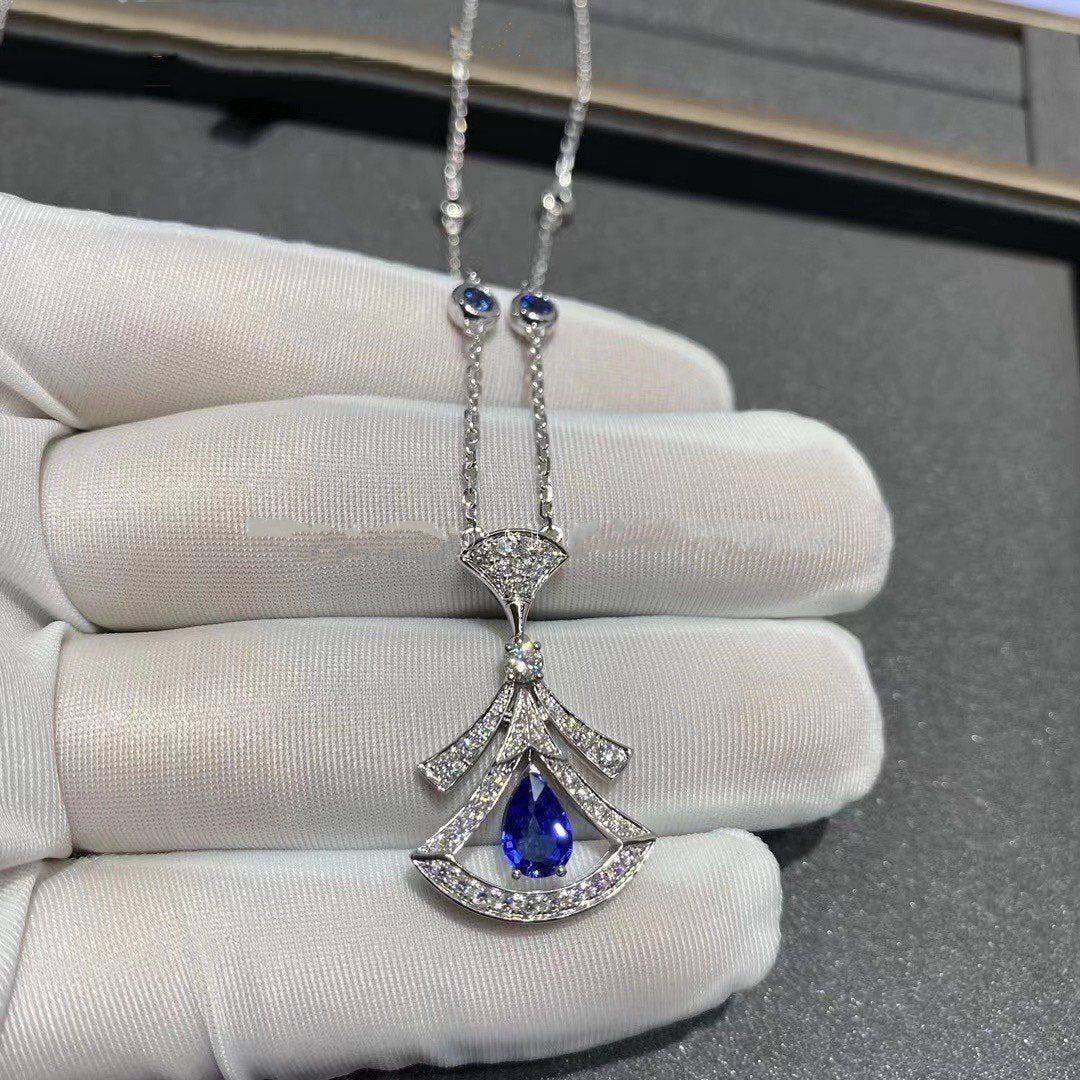 [Lucas Jewelry]DREAM NECKLACE AGATE DIAMOND SILVER