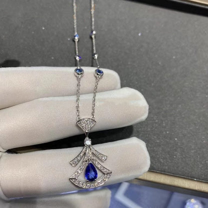 [Lucas Jewelry]DREAM NECKLACE AGATE DIAMOND SILVER