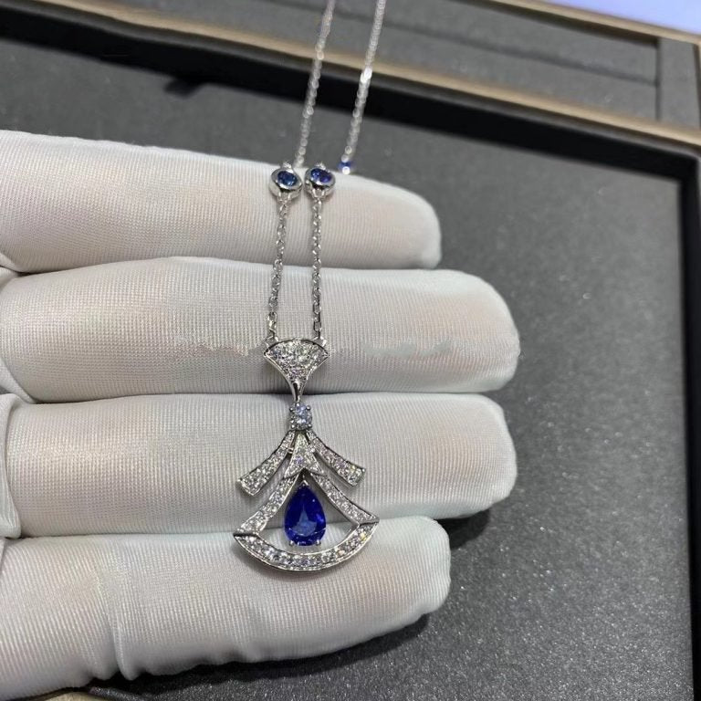 [Lucas Jewelry]DREAM NECKLACE AGATE DIAMOND SILVER