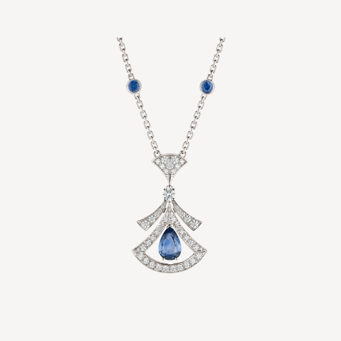 [Lucas Jewelry]DREAM NECKLACE AGATE DIAMOND SILVER