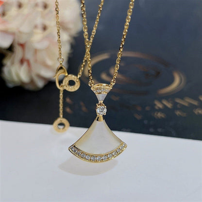 [Lucas Jewelry]DREAM NECKLACE MOP GOLD DIAMOND