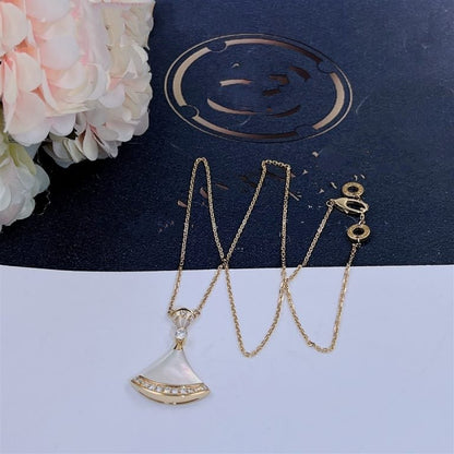 [Lucas Jewelry]DREAM NECKLACE MOP GOLD DIAMOND