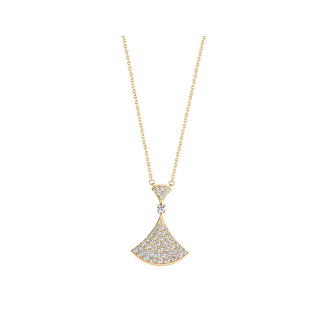 [Lucas Jewelry]DREAM NECKLACE GOLD FULL DIAMOND