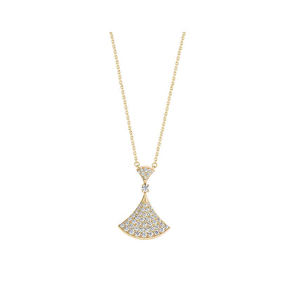 [Lucas Jewelry]DREAM NECKLACE GOLD FULL DIAMOND