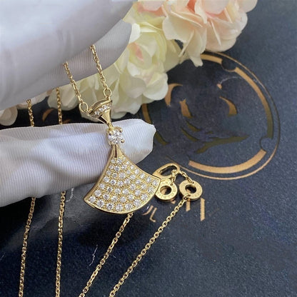 [Lucas Jewelry]DREAM NECKLACE GOLD FULL DIAMOND