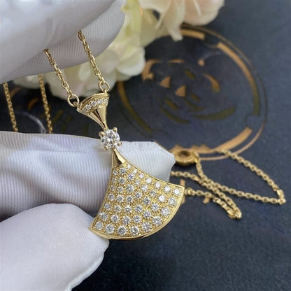 [Lucas Jewelry]DREAM NECKLACE GOLD FULL DIAMOND