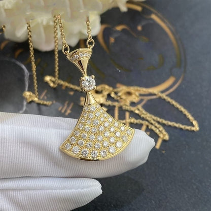 [Lucas Jewelry]DREAM NECKLACE GOLD FULL DIAMOND