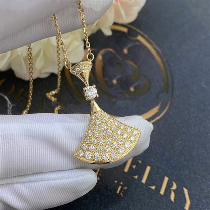 [Lucas Jewelry]DREAM NECKLACE GOLD FULL DIAMOND