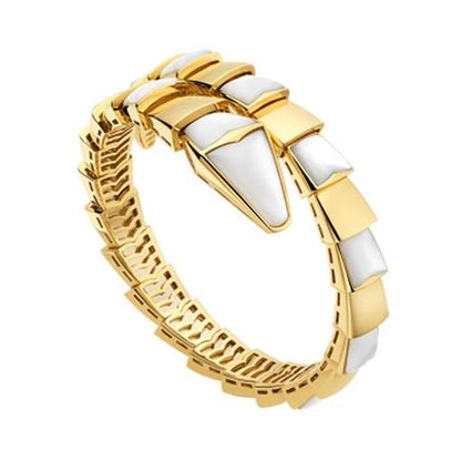 [Lucas Jewelry]SERPENTI BRACELET MOP GOLD