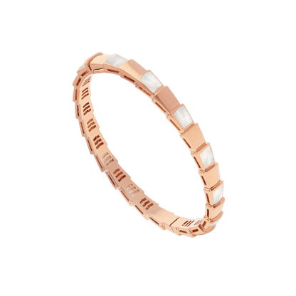 [Lucas Jewelry]SERPENTI BRACELET PINK GOLD MOP