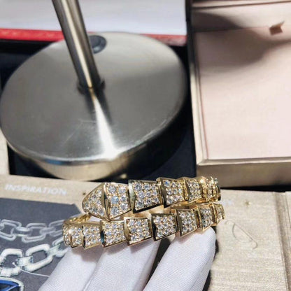 [Lucas Jewelry]SERPENTI BRACELET 8MM GOLD DIAMOND