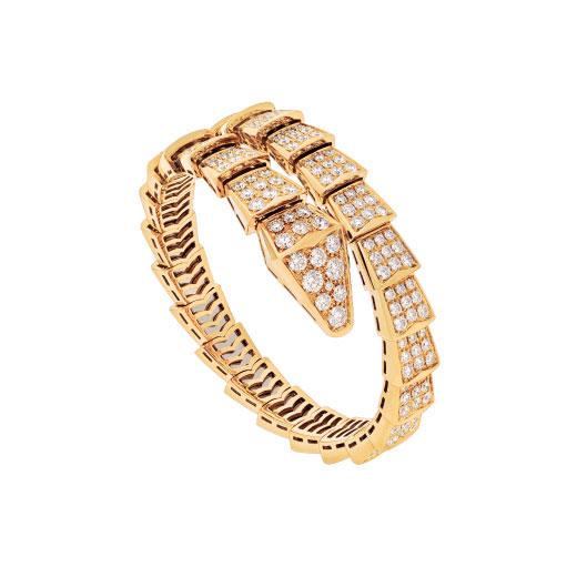 [Lucas Jewelry]SERPENTI BRACELET 8MM GOLD DIAMOND