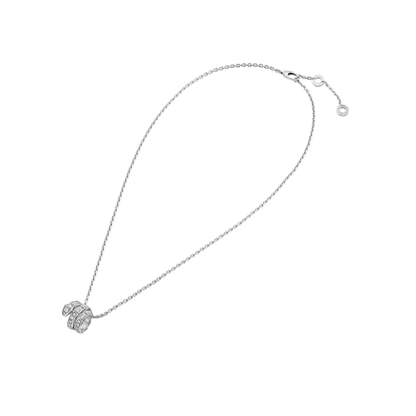 [Lucas Jewelry]SERPENTI  NECKLACE DOUBLE RING DIAMOND