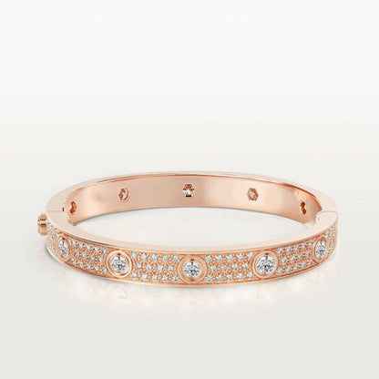 [Lucas Jewelry]LOVE BRACELET 6.1MM DIAMOND-PAVED 10 BIG DIAMONDS