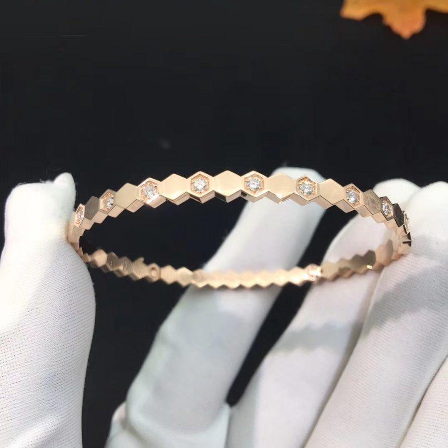 [Lucas Jewelry]BEE LOVE PINK GOLD DIAMOND BRACELET