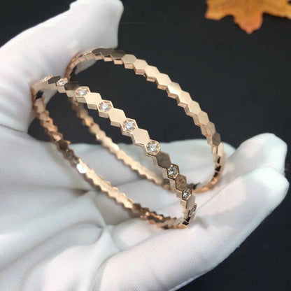 [Lucas Jewelry]BEE LOVE PINK GOLD DIAMOND BRACELET