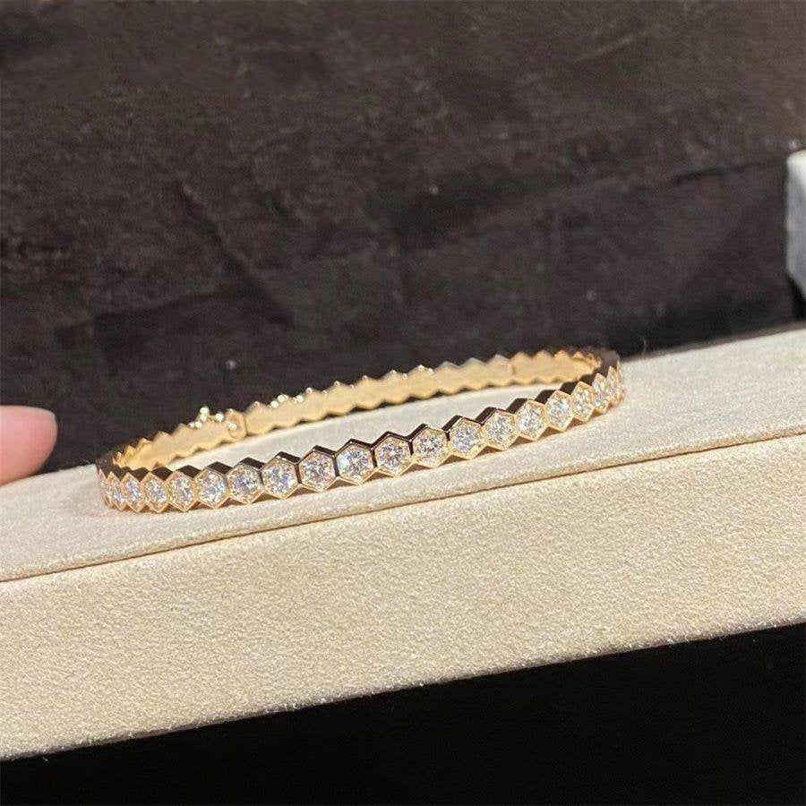 [Lucas Jewelry]BEE LOVE GOLD BRACELET FULL DIAMOND