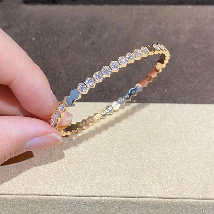 [Lucas Jewelry]BEE LOVE GOLD BRACELET FULL DIAMOND