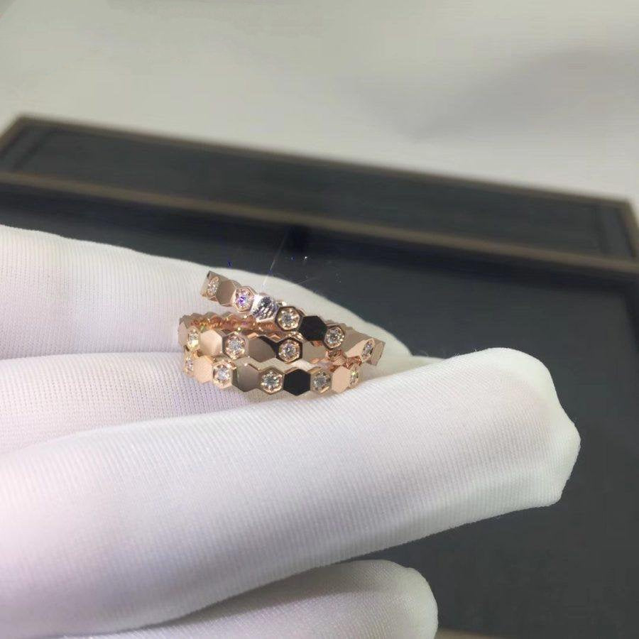 [Lucas Jewelry]BEE LOVE RING PINK GOLD DIAMOND