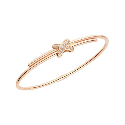 [Lucas Jewelry]JEUX DE BRACELET PINK GOLD DIAMONDS