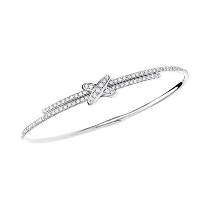 [Lucas Jewelry]JEUX DE BRACELET DIAMONDS SILVER