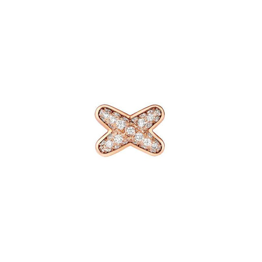 [Lucas Jewelry]JEUX DE PINK GOLD DIAMOND EARRINGS