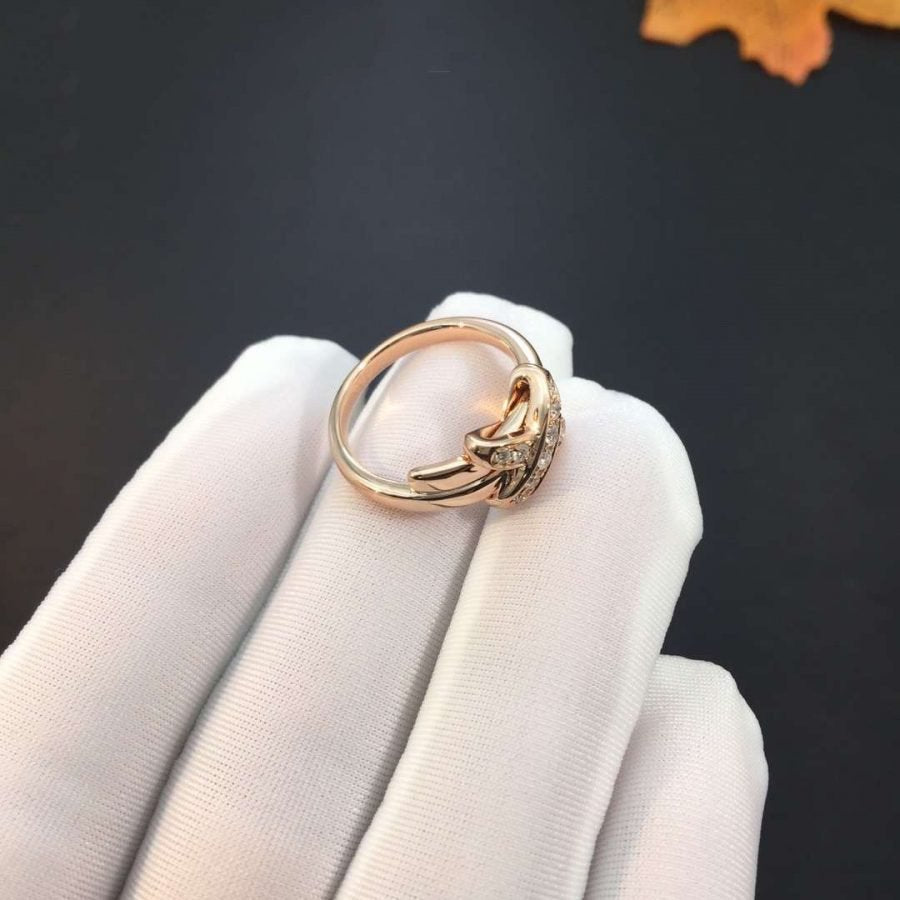 [Lucas Jewelry]JEUX DE PINK GOLD DIAMOND RING