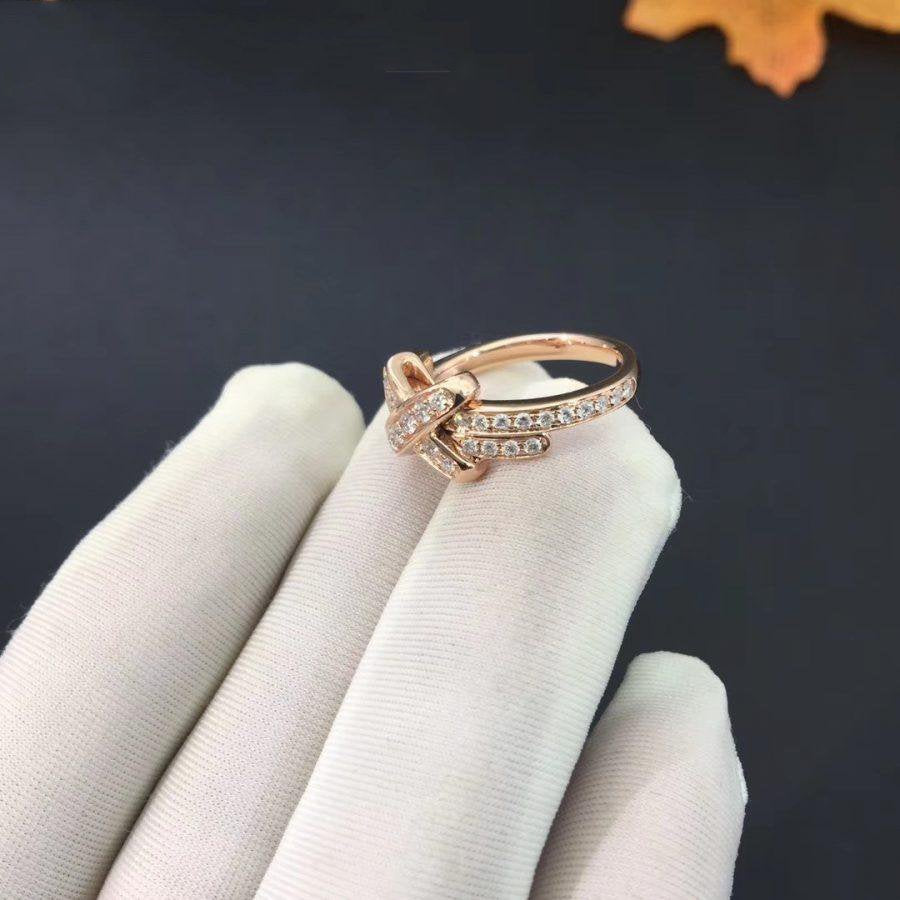 [Lucas Jewelry]JEUX DE RING PINK GOLD DIAMOND