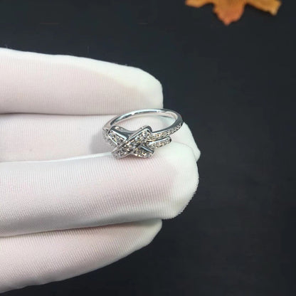 [Lucas Jewelry]JEUX DE SILVER DIAMOND RING