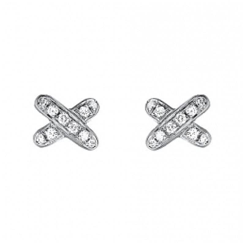 [Lucas Jewelry]JEUX DE DIAMOND EARRINGS