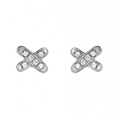 [Lucas Jewelry]JEUX DE DIAMOND EARRINGS