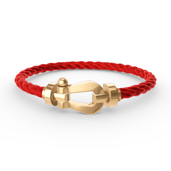 [Lucas Jewelry]FORCE LARGE HORSESHOE NO DIAMOND BRACELET GOLD