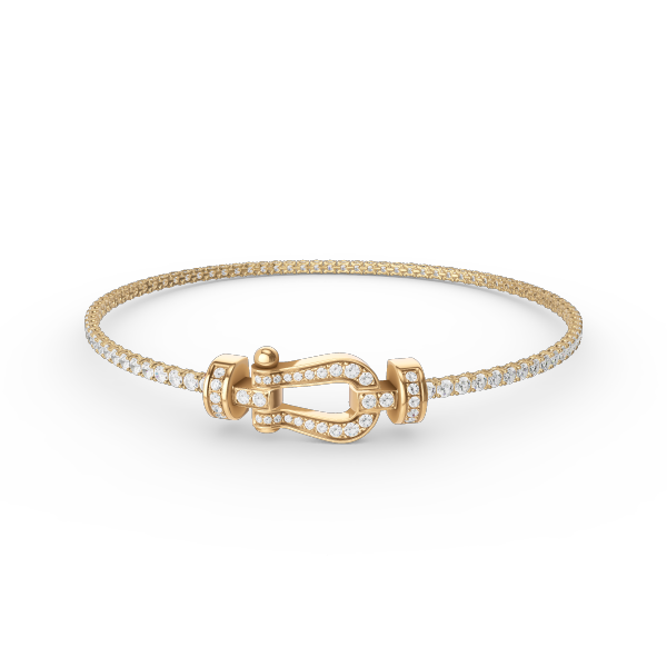 [Lucas Jewelry]FORCE  HORSESHOE  DIAMOND TENNIS BRACELET