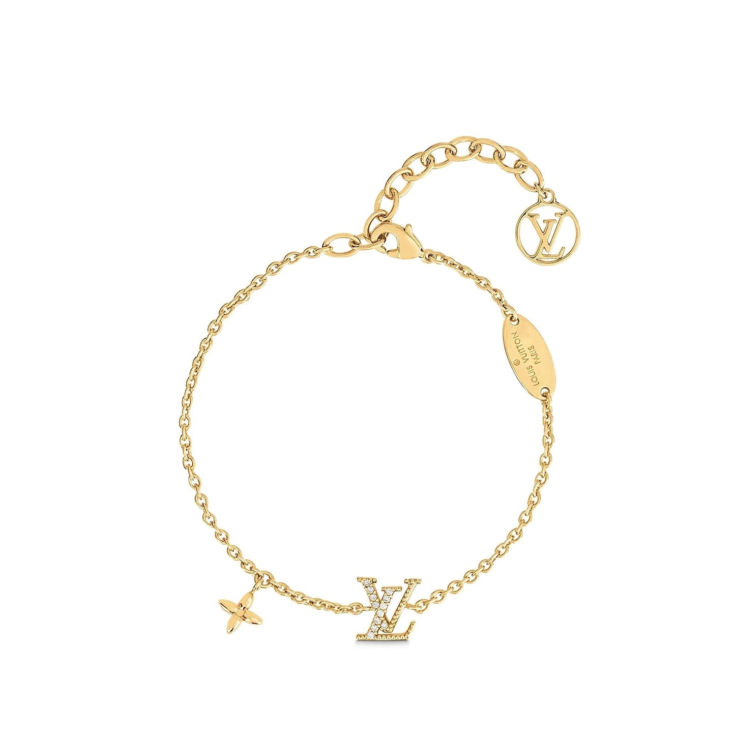 [Lucas Jewelry]LOGO STAR MOTIF GOLD BRACELET