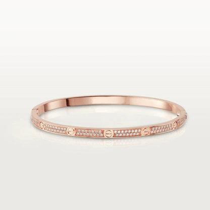 [Lucas Jewelry]LOVE BRACELET 3.65MM DIAMOND-PAVED