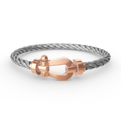 [Lucas Jewelry]FORCE LARGE HORSESHOE NO DIAMOND BRACELET ROSE GOLD