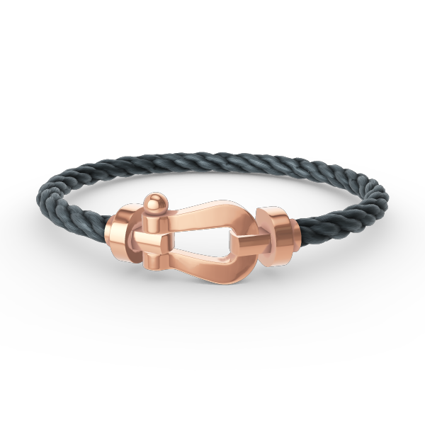 [Lucas Jewelry]FORCE LARGE HORSESHOE NO DIAMOND BRACELET ROSE GOLD