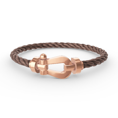 [Lucas Jewelry]FORCE LARGE HORSESHOE NO DIAMOND BRACELET ROSE GOLD