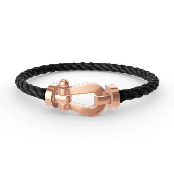 [Lucas Jewelry]FORCE LARGE HORSESHOE NO DIAMOND BRACELET ROSE GOLD