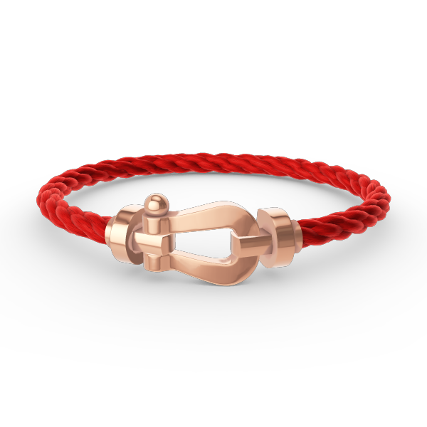 [Lucas Jewelry]FORCE LARGE HORSESHOE NO DIAMOND BRACELET ROSE GOLD