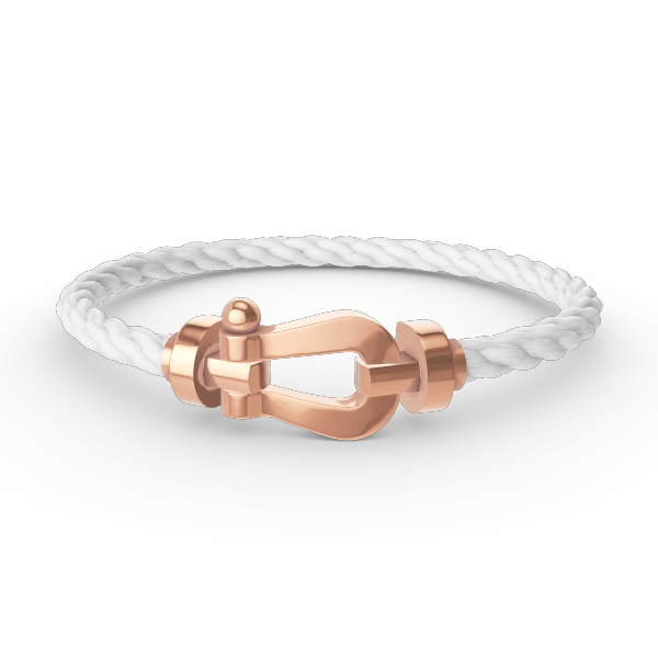 [Lucas Jewelry]FORCE LARGE HORSESHOE NO DIAMOND BRACELET ROSE GOLD