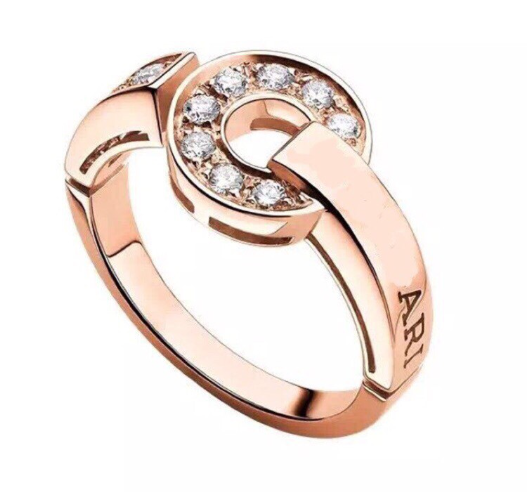 [Lucas Jewelry]DREAM RING DIAMOND PINK GOLD