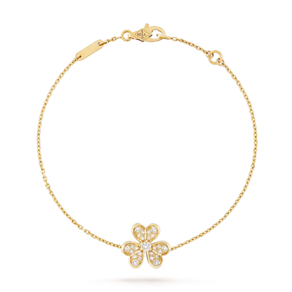 [Lucas Jewelry]FRIVOLE GOLD FLOWER DIAMOND BRACELET