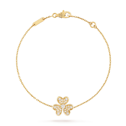 [Lucas Jewelry]FRIVOLE GOLD FLOWER DIAMOND BRACELET