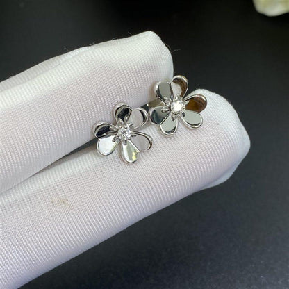 [Lucas Jewelry]FRIVOLE MINI SILVER FLOWER EARRINGS