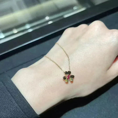 [Lucas Jewelry]FRIVOLE GOLD FLOWER NECKLACE