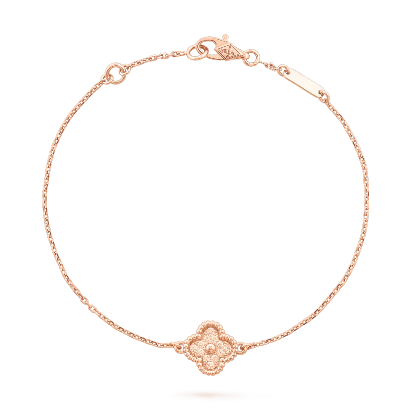 [Lucas Jewelry]CLOVER SINGLE FLOWER BRACELET